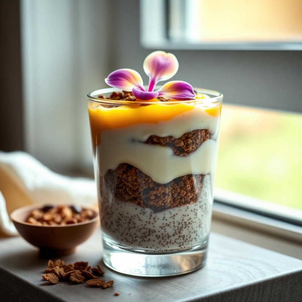 Mango Chia Pudding Parfait
