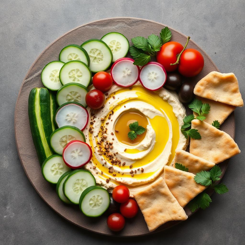 Hummus Mezze Platter
