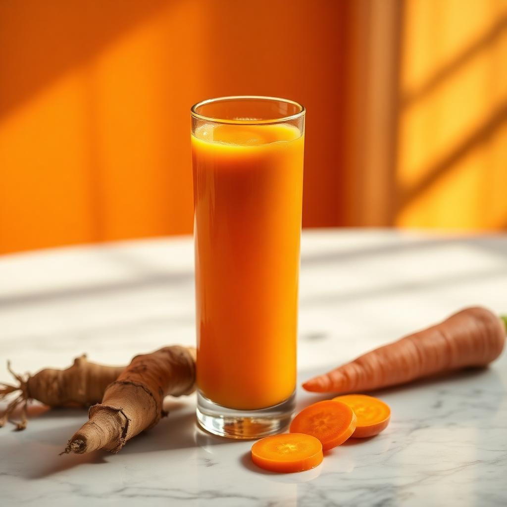 Carrot Ginger Turmeric Juice