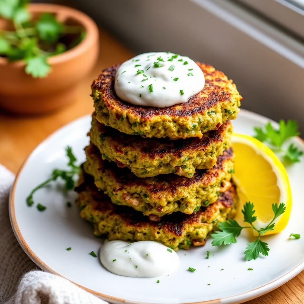 Zucchini Lentil Fritters